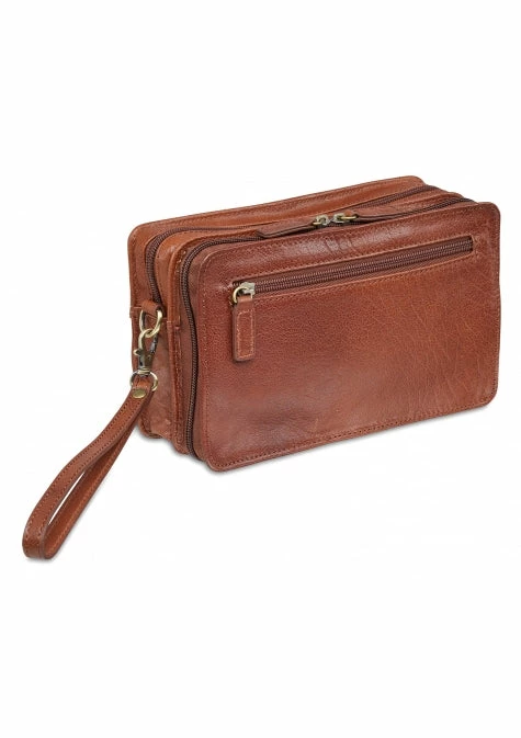 Mancini Arizona Unisex Bag With Zippered Organizer Pocket 4 Mancini Arizona Unisex Bag With Zippered Organizer Pocket - Image 2