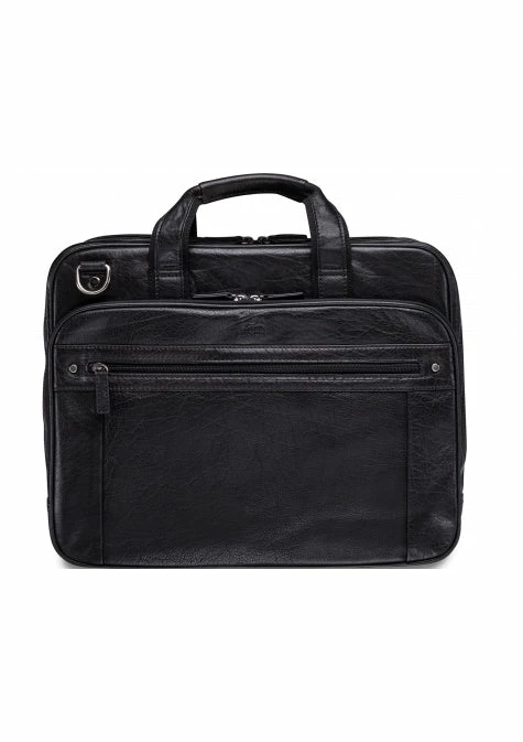 Mancini Arizona Double Compartment Zip Briefcase For 15.6'' Laptop 7 Mancini Arizona Double Compartment Zip Briefcase For 15.6'' Laptop - Image 5