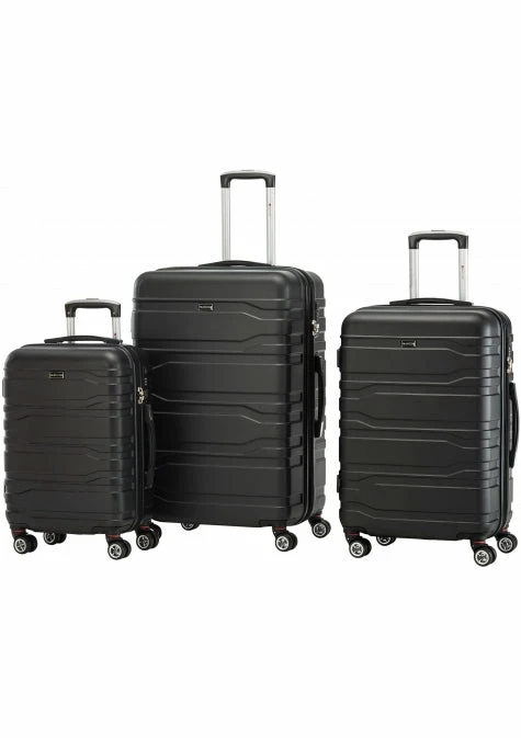 Mancini San Marino Lightweight Spinner Luggage Set 3 Mancini San Marino Lightweight Spinner Luggage Set