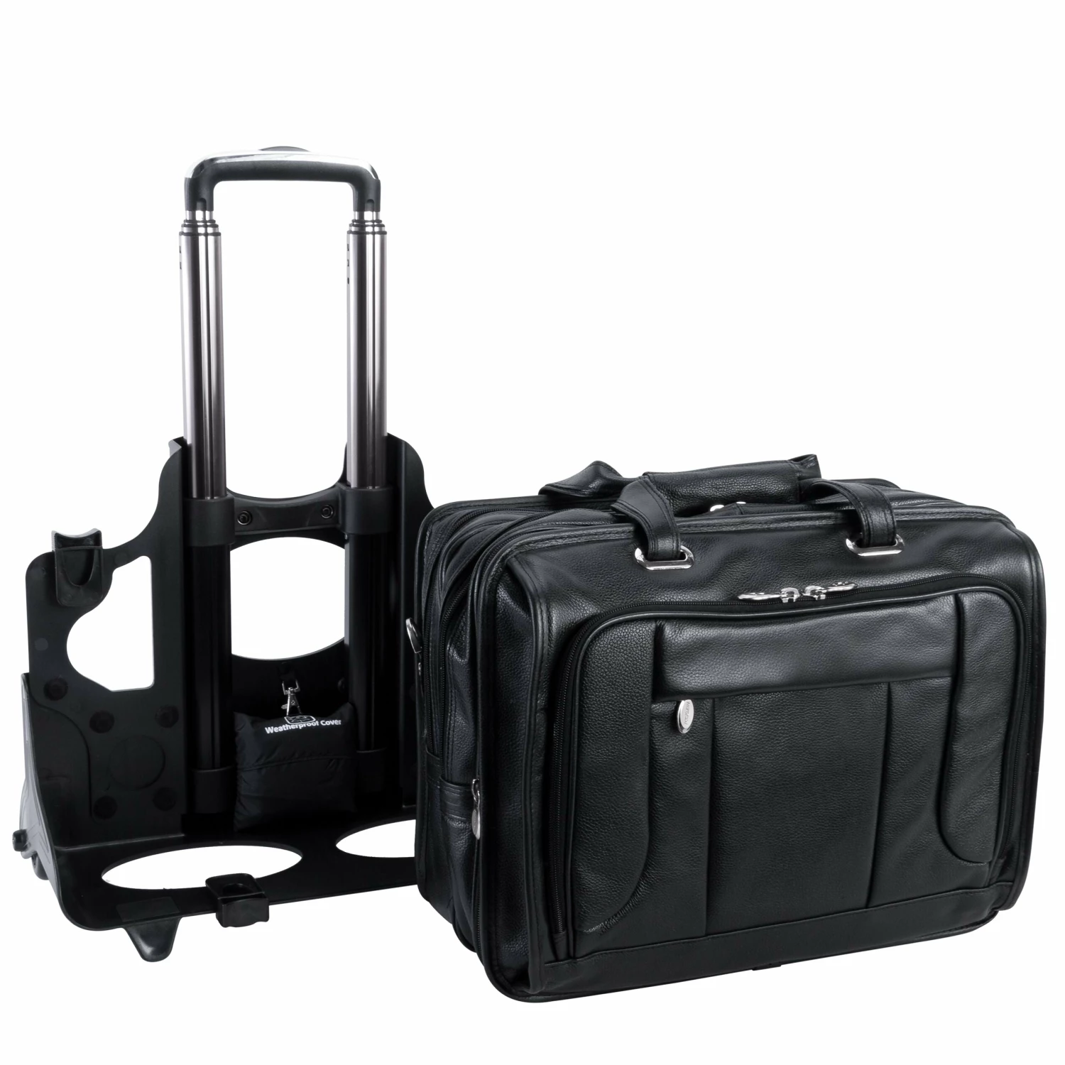 McKlein USA West Town 15.6" Leather Fly Through Checkpoint Friendly Detachable Wheeled Laptop Briefcase Assorted Colors 15 McKlein USA West Town 15.6" Leather Fly Through Checkpoint Friendly Detachable Wheeled Laptop Briefcase Assorted Colors - Image 13