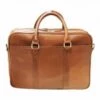 Mancini Colombian Collection Zippered Double Compartment Briefcase Cognac -SAMSONITE Store joiiojioojojijo