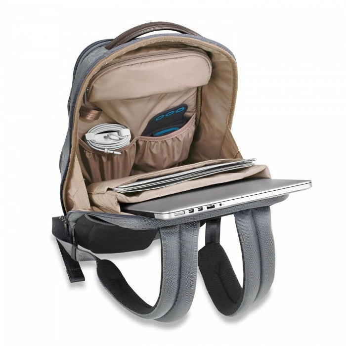 Briggs & Riley @work Medium Slim Backpack Black Or Grey 9 Briggs & Riley @work Medium Slim Backpack Black Or Grey - Image 7