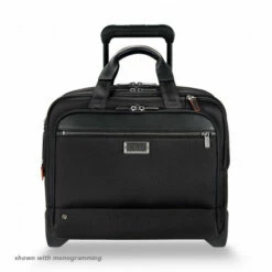 Briggs & Riley @work Medium 2-Wheel Expandable Brief Black -SAMSONITE Store kr420x 4f mgm 2