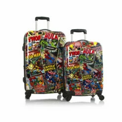 Heys Marvel Comics 2 Piece Luggage Set Avengers