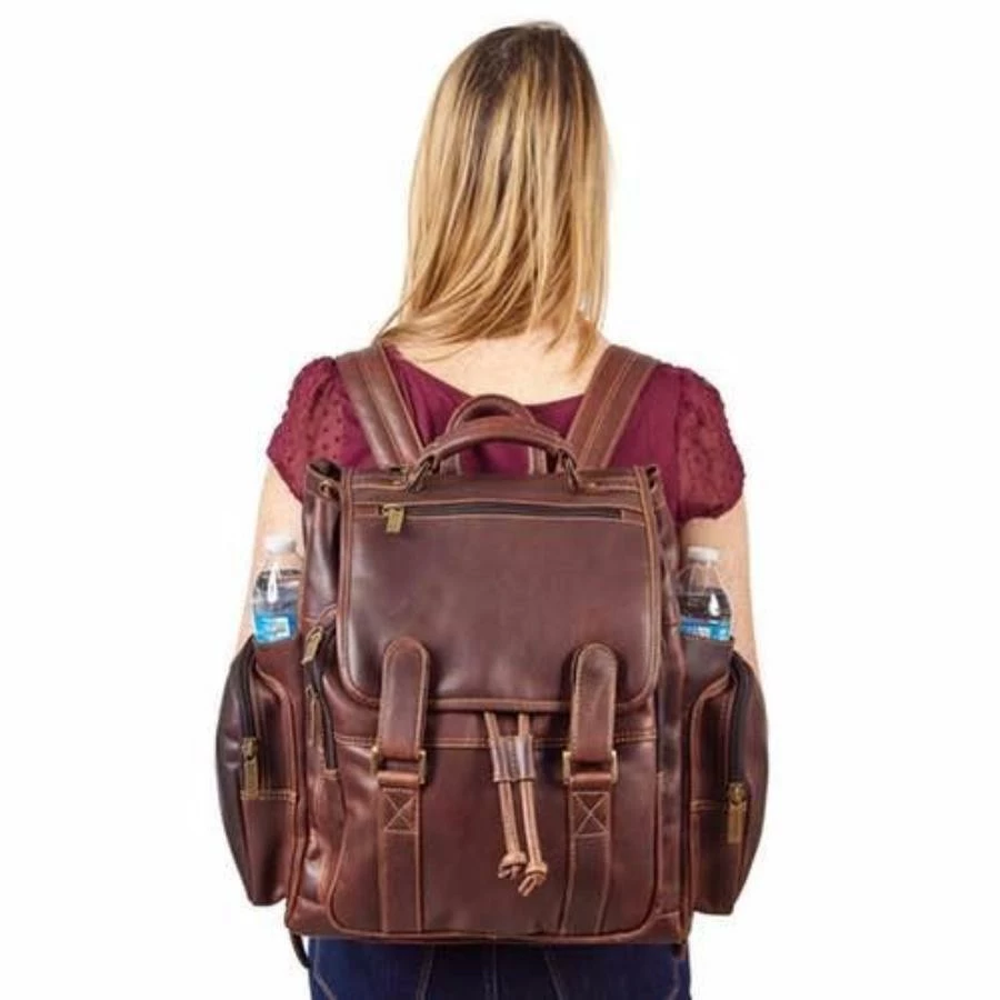 Claire Chase Legendary Jumbo Backpack Dark Brown 7 Claire Chase Legendary Jumbo Backpack Dark Brown - Image 5