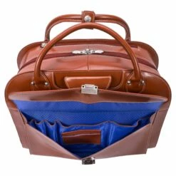 McKlein USA Edgebrook 15.4" Leather Wheeled Ladies Laptop Briefcase Assorted Colors -SAMSONITE Store s jL5rgw
