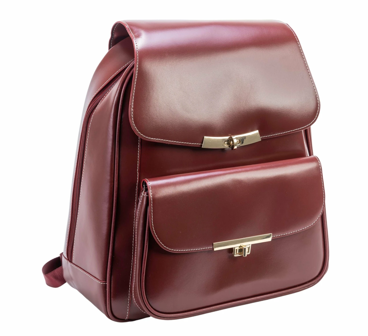 Mcklein KENDALL | 11" Leather Business Laptop Tablet Backpack 6 Mcklein KENDALL | 11" Leather Business Laptop Tablet Backpack - Image 4
