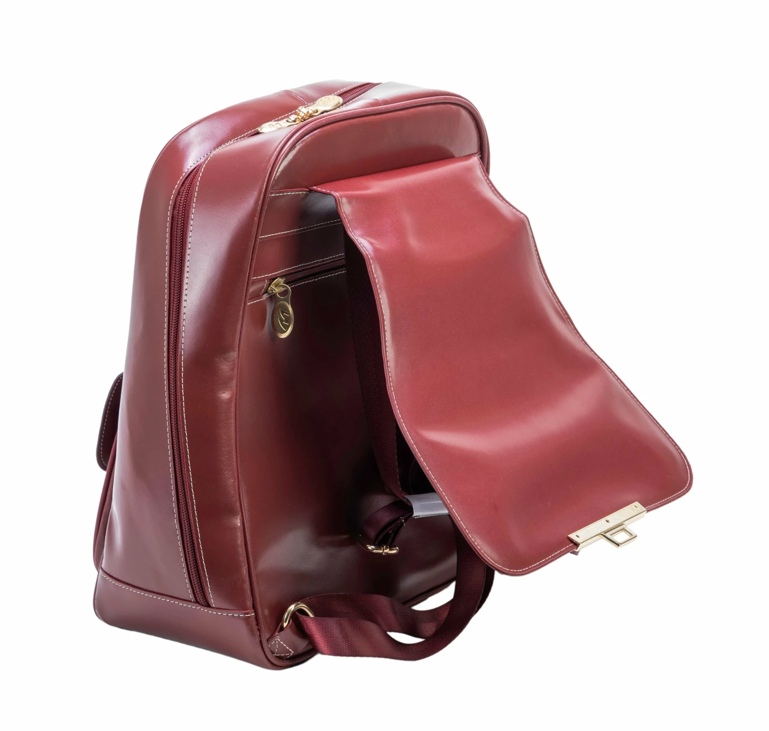 Mcklein KENDALL | 11" Leather Business Laptop Tablet Backpack 8 Mcklein KENDALL | 11" Leather Business Laptop Tablet Backpack - Image 6