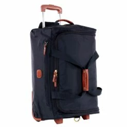 Bric's X Bag 21" Carry On Rolling Duffle Bag -SAMSONITE Store xbag 21 carry on rolling duffle bag navy