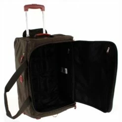 Bric's X Bag 21" Carry On Rolling Duffle Bag -SAMSONITE Store xbag 21 carry on rolling duffle bag olive open