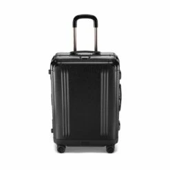 Zero Halliburton Pursuit Aluminum Medium Travel Case -SAMSONITE Store zero 94226 01 black flat front2 wb