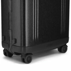 Zero Halliburton Pursuit Aluminum Medium Travel Case -SAMSONITE Store zero 94226 01 black wheel detail