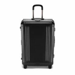 Zero Halliburton Pursuit Aluminum Large Travel Case -SAMSONITE Store zero 94229 01 black flat front2 wb