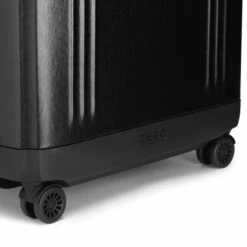 Zero Halliburton Pursuit Aluminum Large Travel Case -SAMSONITE Store zero 94229 01 black wheel detail