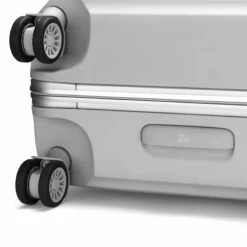 Zero Halliburton Pursuit Aluminum Large Travel Case -SAMSONITE Store zero 94230 05 silver handle detail
